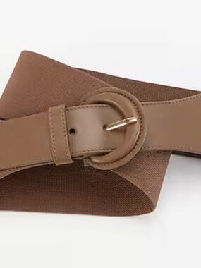 J. Jill Wide Stretch Belt Cognac Brown XL-3X Women’s